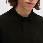 Босс поло с длинными рукавами HUGO BOSS, черный - фото 6