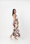 Платье Elara Maxi dress, Braun/Dark Brown - фото 4