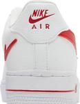 Кроссовки Nike Air Force 1 GS 'Cut-Out Swoosh - White University Red', белый - фото 8