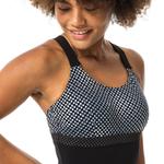 Купальник Shorty Elea Bul Aquagym Aqua-Cycling женский черный/серый NABAIJI, серый / черный / белый - фото 6