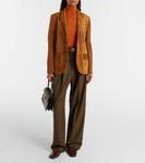 Замшевый блейзер Loro Piana, Dark Brandy - фото 2