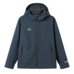 Mizuno Унисекс куртка софтшелл, Ink Blue - фото 4