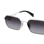 PRADA Прямоугольные солнцезащитные очки, Silver - фото 4