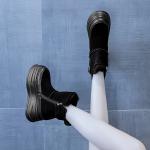 Зимние ботинки женские Shangjinni, хаки - фото 15