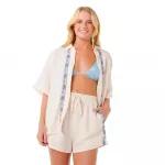 Рубашка Rip Curl Oceanic Embroidered, бежевый - фото