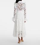 Платье миди с поясом и кружевом Aliyah Leo Lin, Snow - фото 3