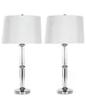 Набор из 2 настольных ламп из хрусталя Vendome Safavieh, clear - фото