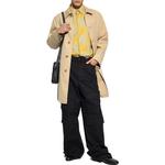 Рубашка мужская желтая Burberry, желтый - фото 4