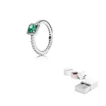 Pandora Серебряное кольцо с цирконием для женщин Silver - фото