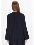 Женская блузка темно-синего цвета DreiMaster - фото 4