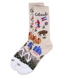 Женские носки Colorado Rayon From Crew Socks MeMoi, Ivory heather - фото 3