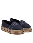 Эспадрильи Denim Platform Espadrille FW0FW08543 Tommy Hilfiger, синий - фото 2