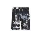 Шорты детские Calvin Klein Swimwear пляжные с принтом, черный - фото 2