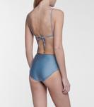 Через верх бикини Jade Swim, Blue Sheen - фото 3