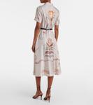 Платье-рубашка из шелка с принтом Kiera Altuzarra, Moonlight Figurative - фото 3