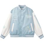 Бейсбольная куртка унисекс Crayon Shinchan/Crayon Shinchan, Черный [отворот] - фото 7