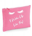 Lashes Я проснулась такой косметичкой 60 SECOND MAKEOVER, розовый - фото