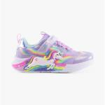 Кроссовки для девочек Skechers Lights Unicorn Chaser Purple - фото