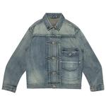 Куртка Human Made Denim Work Jacket Indigo, синий - фото