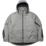 X MEANSWHILE FW25 Пуховая куртка унисекс Madness, серый - фото