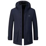 Пуховик унисекс Jeep Spirit, синий - фото