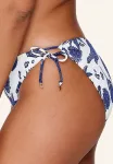 Mit schnur bikini bottoms Lingadore, Blue White Print - фото 3