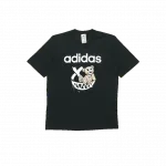 Футболка Unisex с 3 полосками Adidas, черный - фото