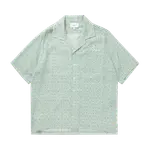 Рубашка Rhude Cravat Silk 'Teal/Ivory', синий - фото