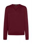 Пуловер März V Superwash Classic Fit, бордо - фото
