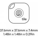 Tile Mate Bluetooth Tracker (2024, 2-Pack, Black) RE-60012 - фото 7