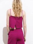 Лило кроп топ Mango, Bright Pink - фото 4