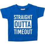 Футболка Straight Outta Timeout 60 SECOND MAKEOVER, синий - фото