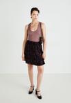 Юбка MSCH Copenhagen NANCY SKIRT , Syrah/Black - фото 2