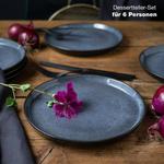 Vida 6x десертные тарелки фарфор Moritz & Moritz, синий - фото 2