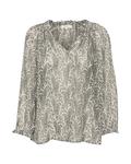 Блуза Part Two Elsia, серый - фото