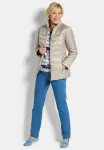 Petite mit mustermix light jacket Goldner, Taupe - фото 2