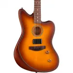 Акустико-электрогитара Fender Acoustasonic Standard Jazzmaster, Honey Burst - фото 5