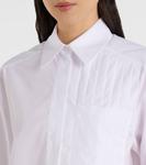 Рубашка Дебора из хлопкового поплина Sportmax, Bianco Ottico - фото 4