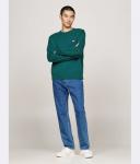 Свитер мужской Tommy Jeans с логотипом, зеленый - фото 2