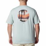 Футболка Columbia Tech Trail Graphic, зеленый - фото 2