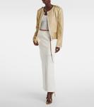 Джерси макси юбка Xu Zhi, кремовый - фото 2