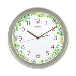 SEIKO Часы Sweeping Seconds Movement Plastic Wall Clock Unisex White QXA777M - фото 2