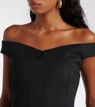 Мини-платье Sandrine с открытыми плечами SIR, черный - фото 4