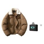 Пуховик Unisex GOLFCROSS, Коричневый - фото 10