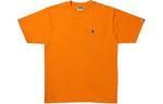 BAPE Ape Head One Point Tee Sax A Bathing Ape, оранжевый - фото