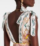 Морская магия платье миди с принтом Farm Rio, Maritime Magic Off-White - фото 6