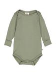 Комбинезон/боди Müsli by GREEN COTTON, оливковый - фото