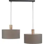 Подвесной светильник LINEN E27, 1 шт. ExklusiveE27 Just Light, серый - фото 5