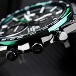 Часы Casio Edifice, арт. EQB-1100XDC-1A, черный/зеленый - фото 9