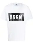 Футболка с логотипом MSGM, белый - фото